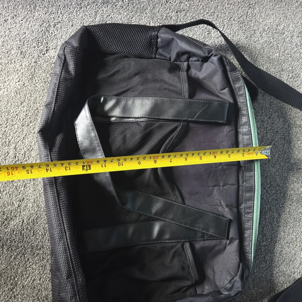 Black and Teal Weekender Bag